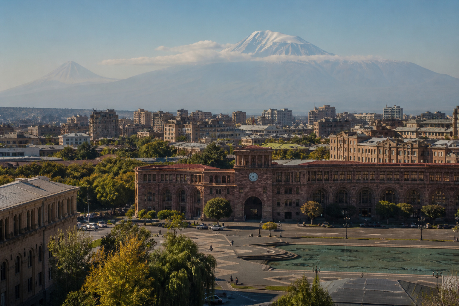Yerevan · arrival in a city older than Rome