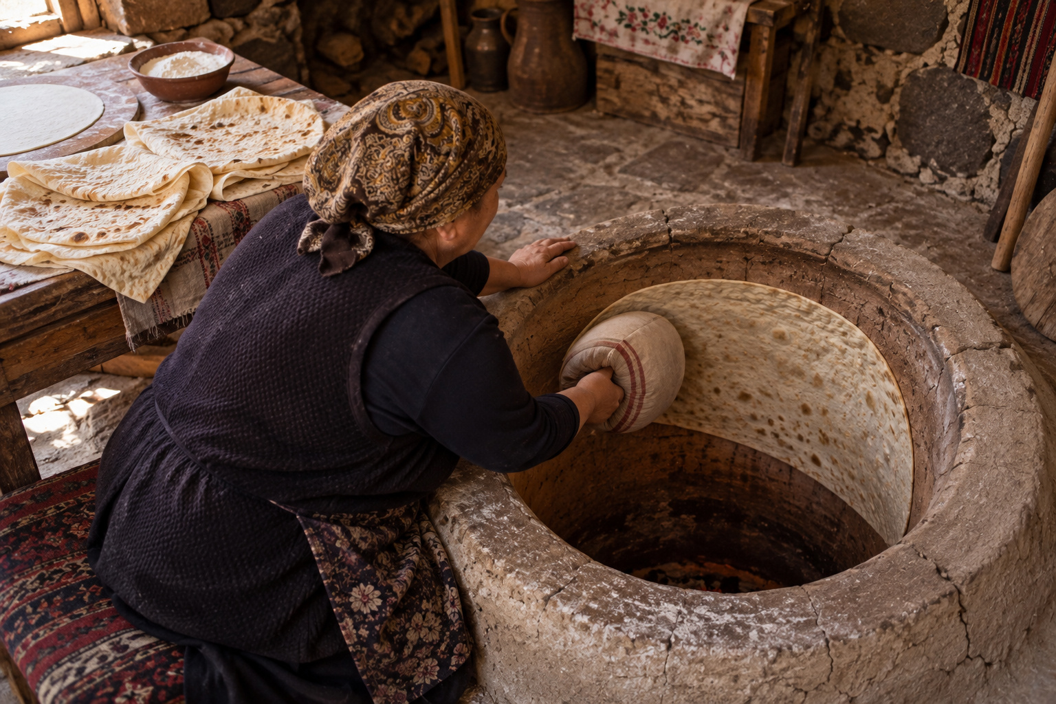 Garni, Geghard and a lavash oven
