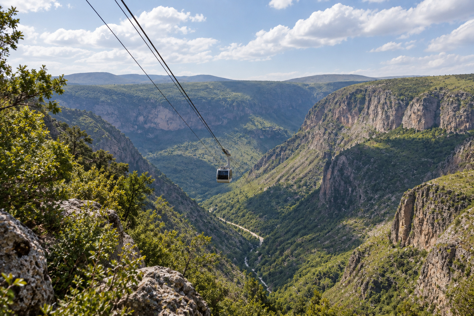 Tatev · the cableway and the canyon