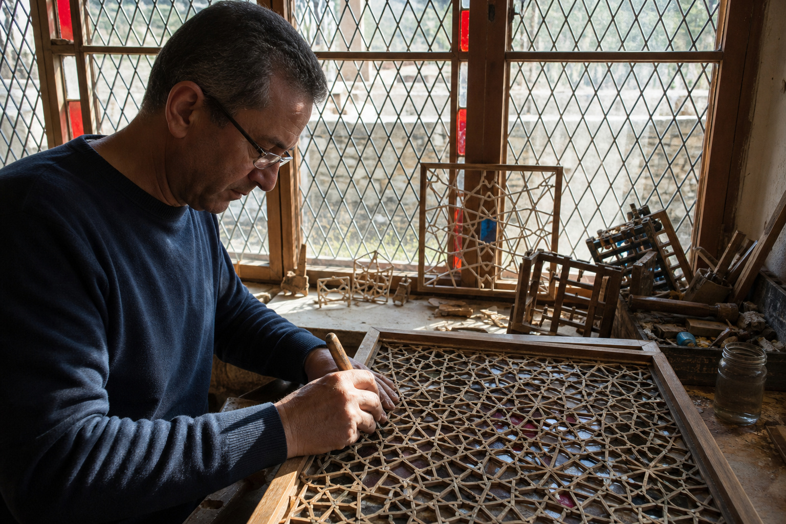Sheki · the palace, the caravanserai and Kish