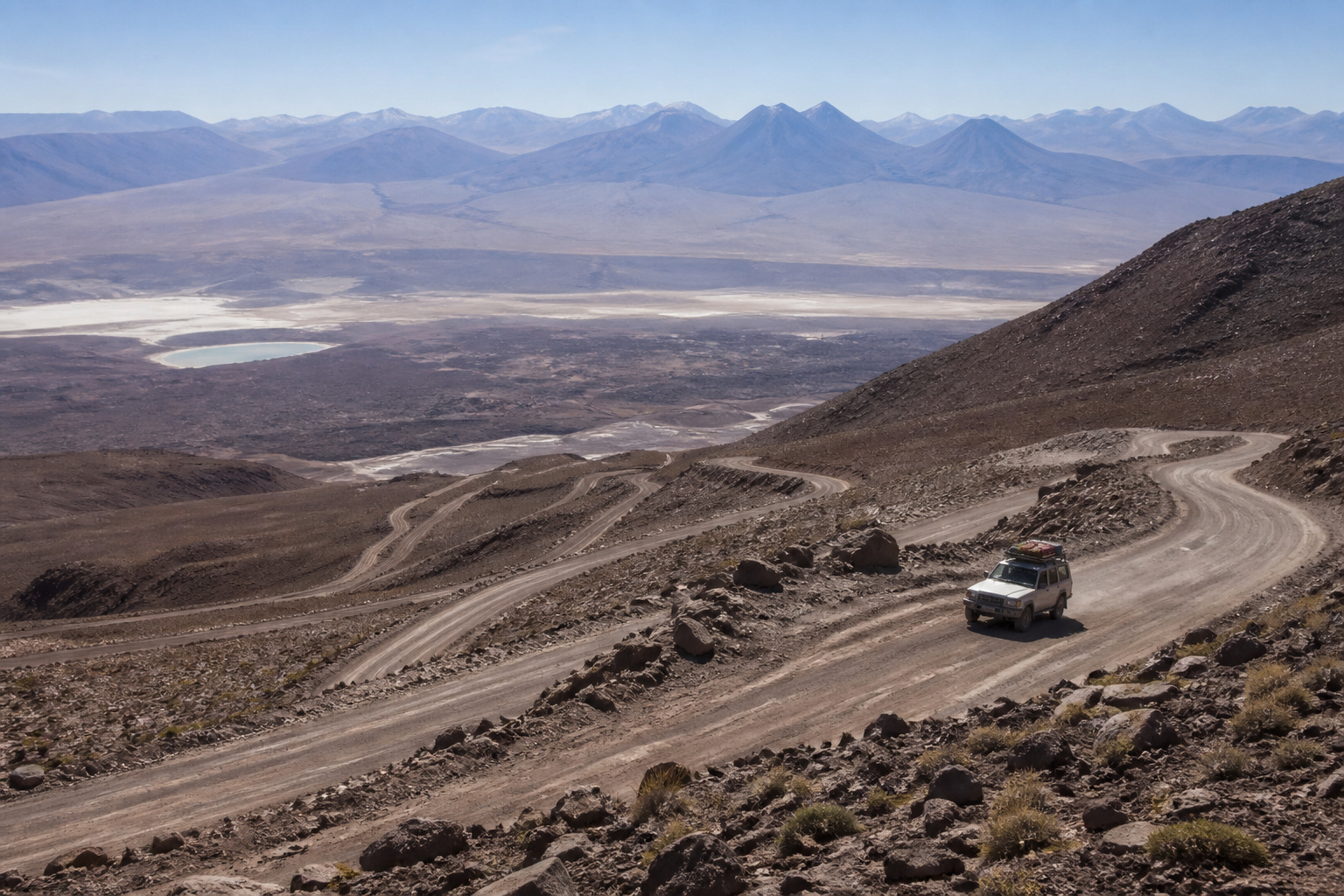 Across the altiplano → San Pedro de Atacama