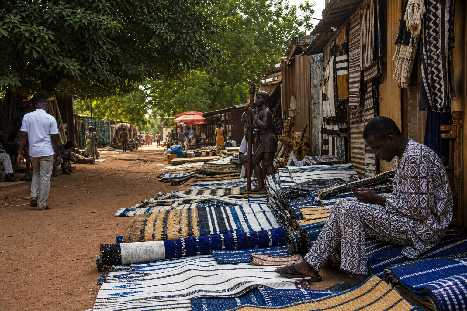 Ouagadougou · markets & departure