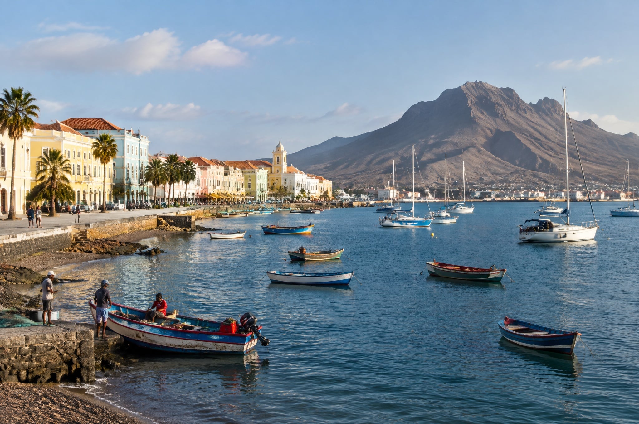 The waterfront at Mindelo, São Vicente, Cabo Verde