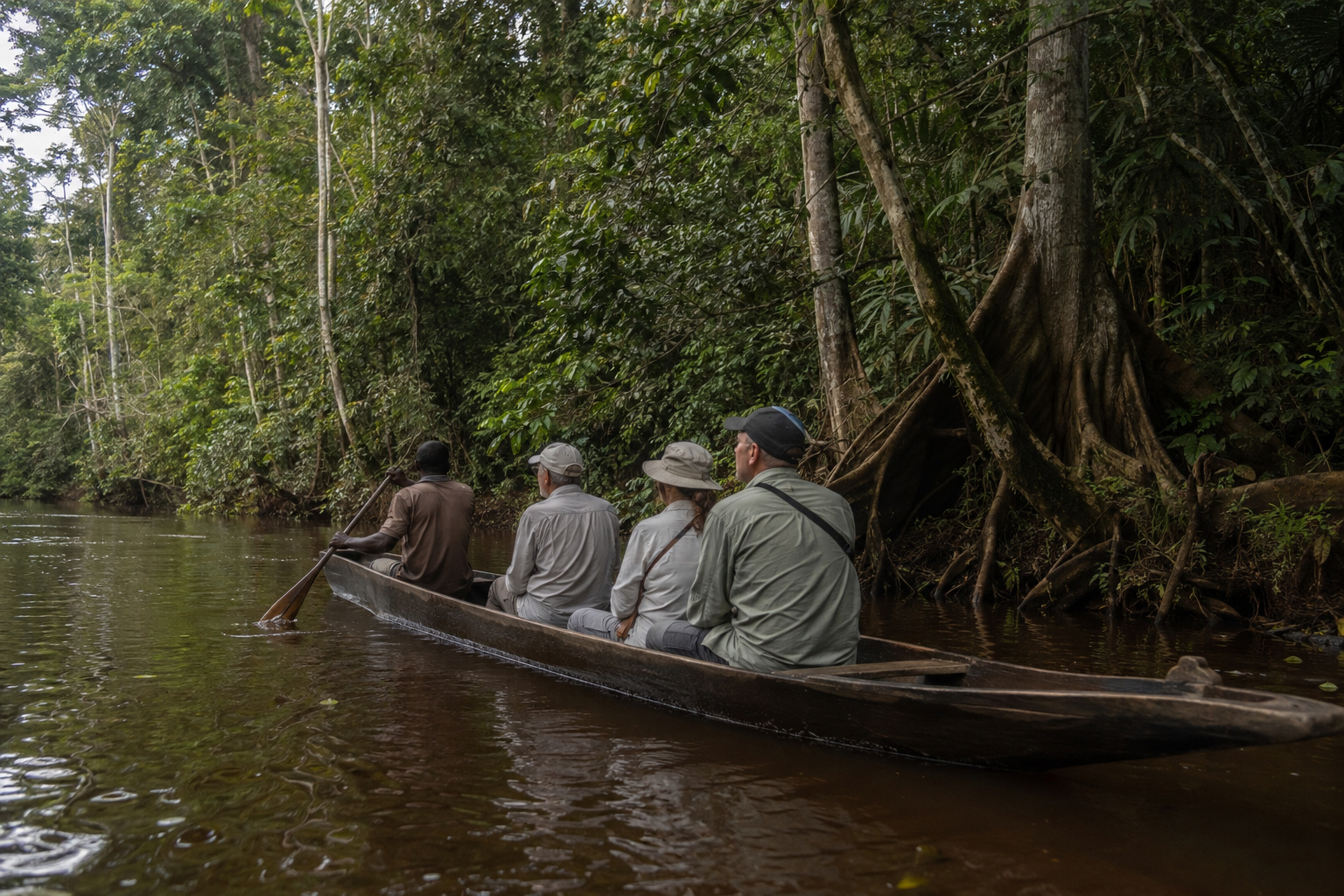 Kribi · the Lobé by pirogue, and Ebodjé