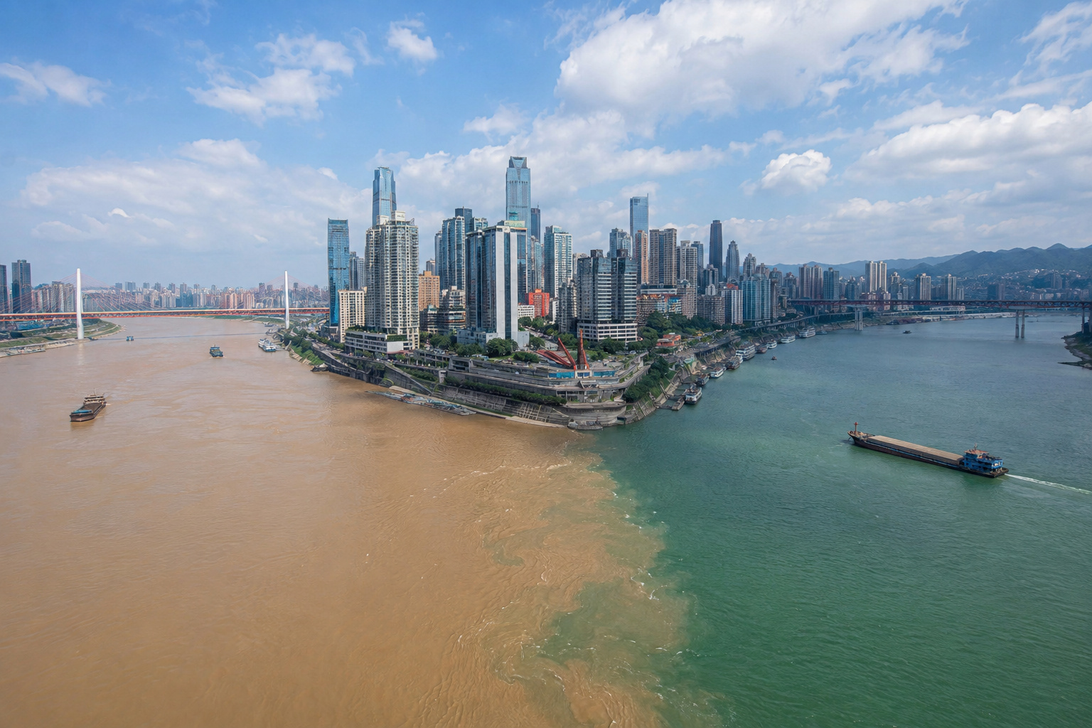 Chongqing · Chaotianmen and departure
