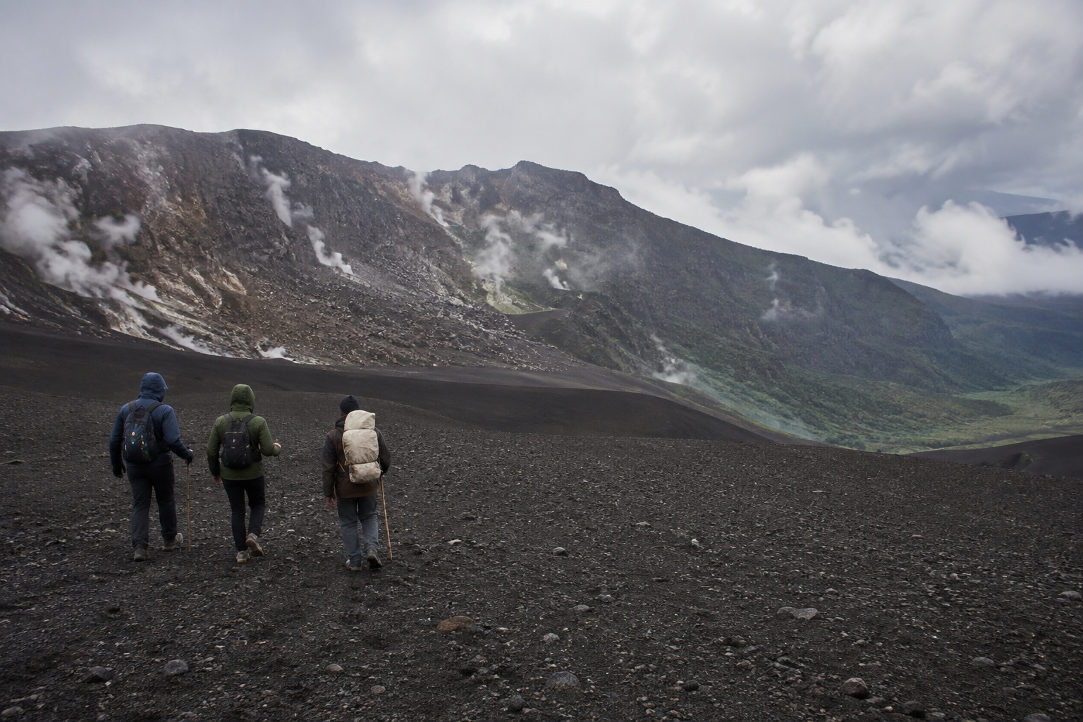 Mount Karthala · into the caldera