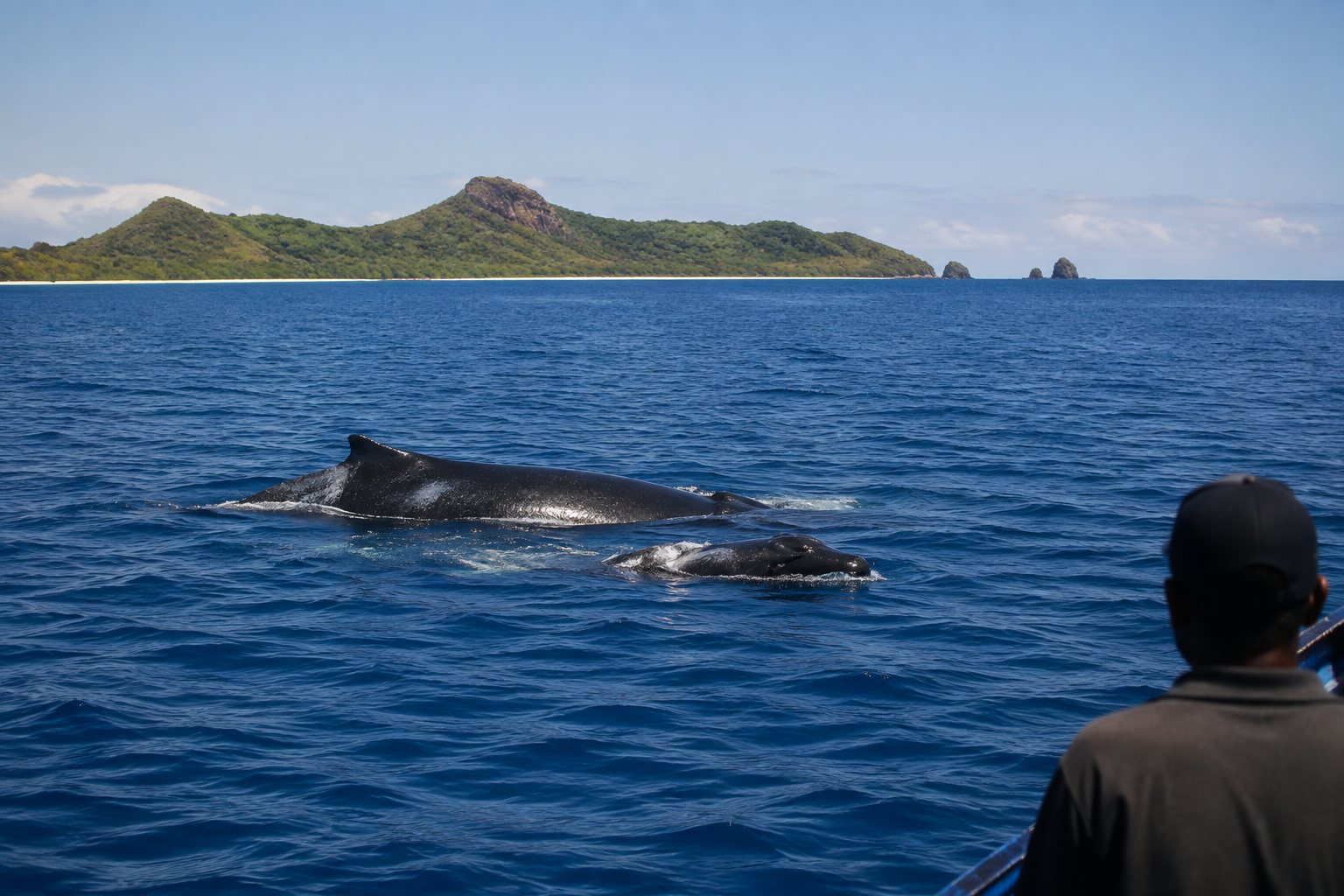 Mohéli Marine Park · whales, dolphins and the islets