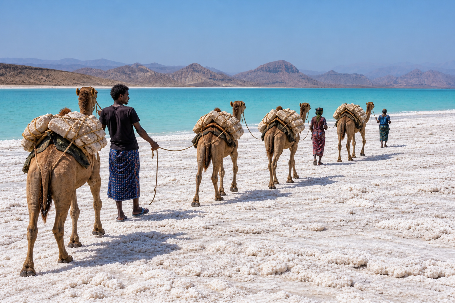 Lake Assal & the Devil's Cauldron → Lake Abbe