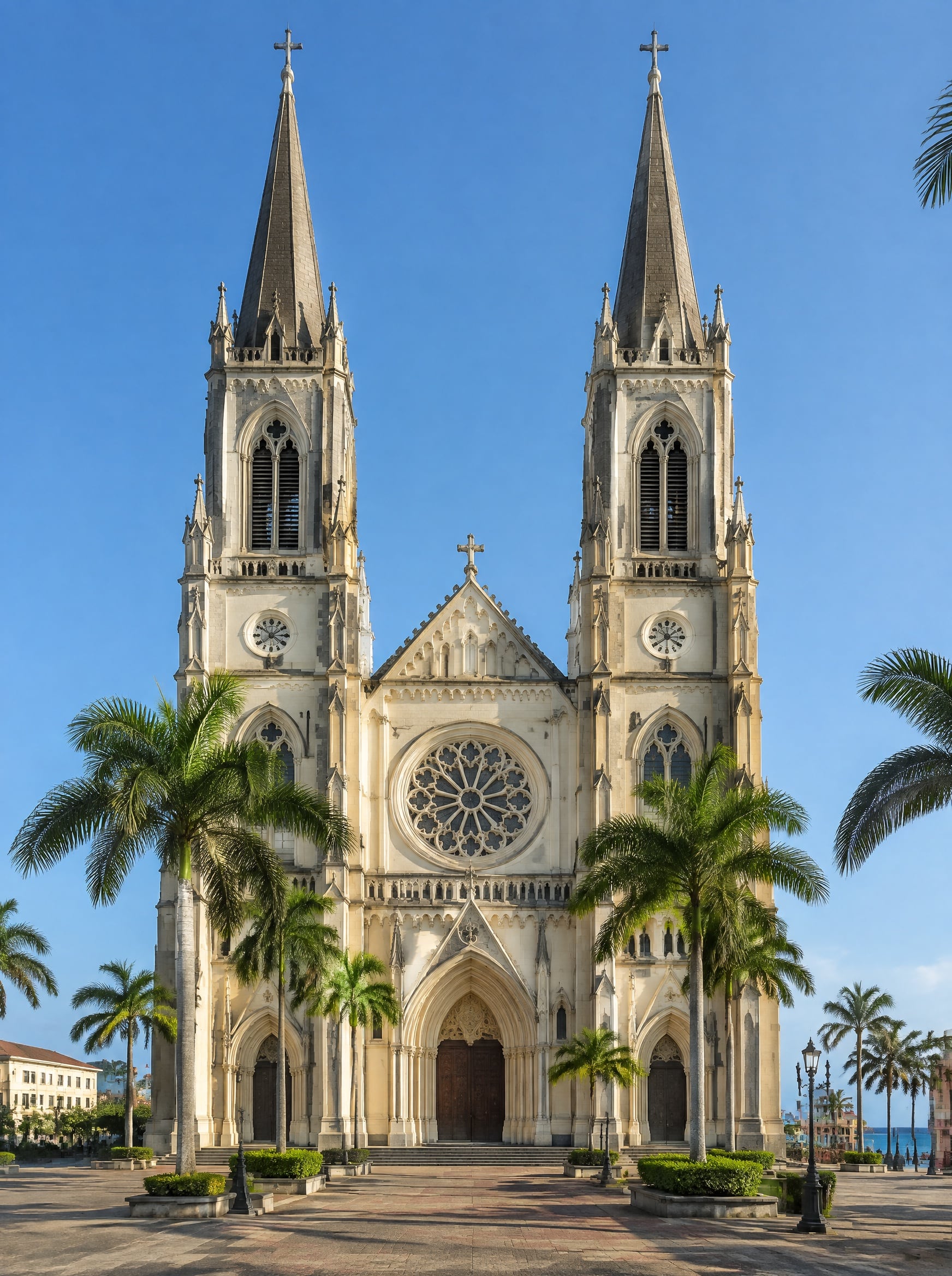 Santa Isabel Cathedral in Malabo, Equatorial Guinea
