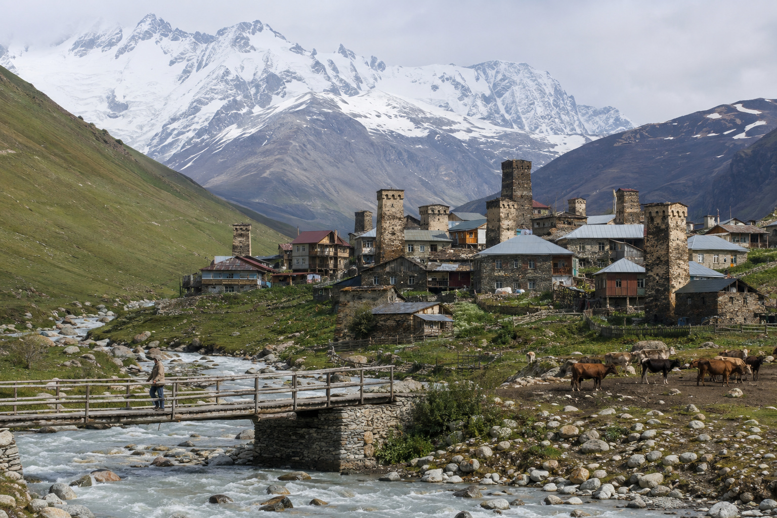 Svaneti · Ushguli, under Shkhara