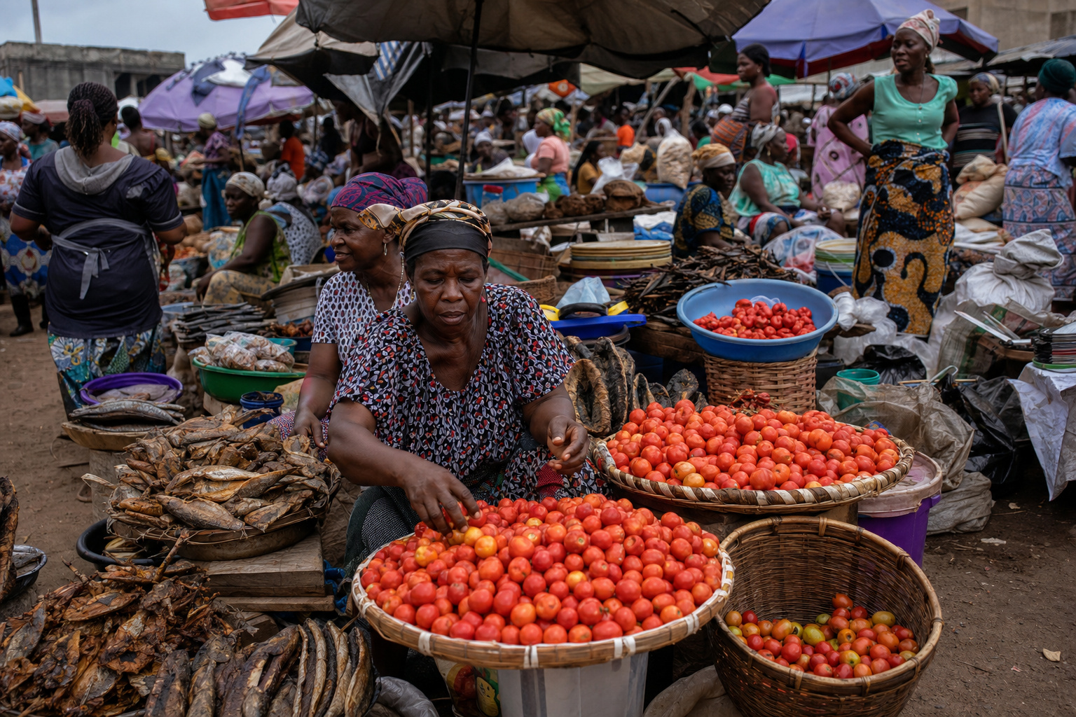 Ghana Kumasi Kejetia Market