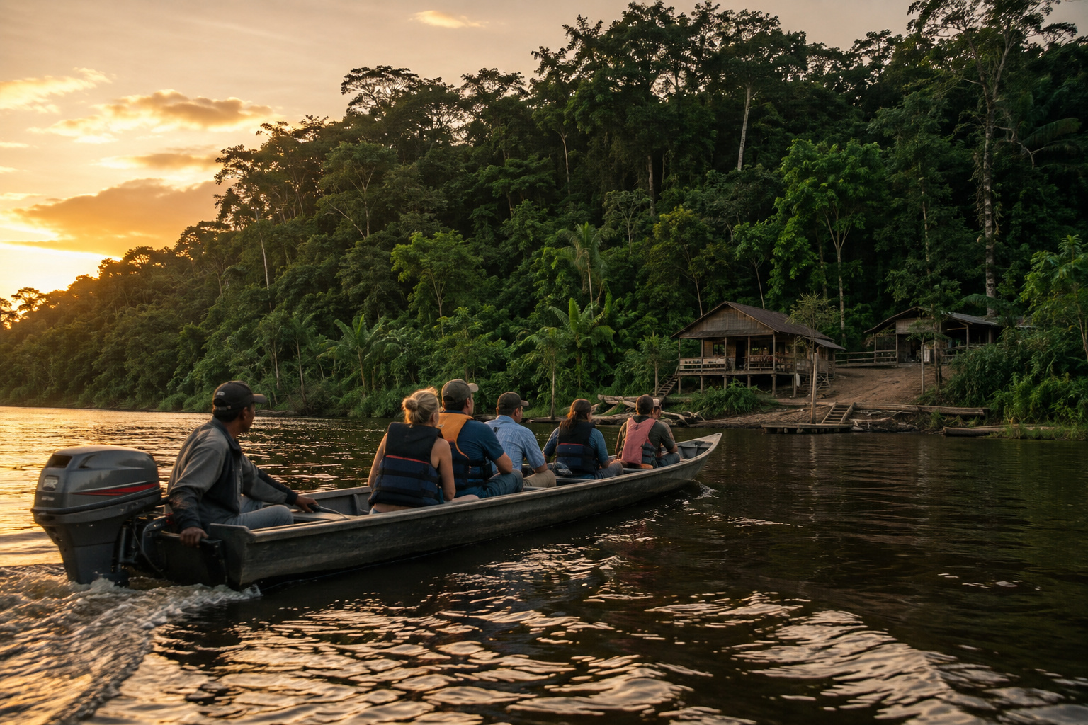Atjoni · up the Upper Suriname River