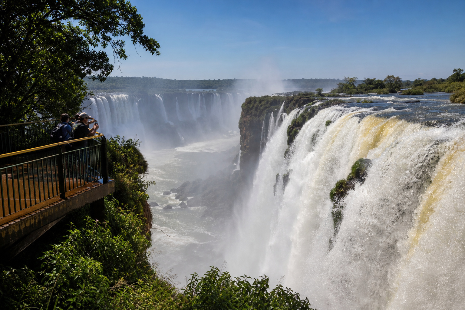 The Brazilian side · the panorama & the bird park