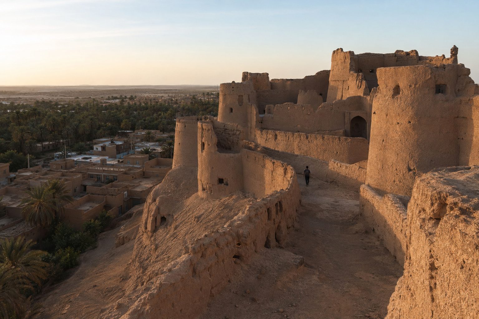 East to Yazd · Meybod's pigeon tower & Narin Castle