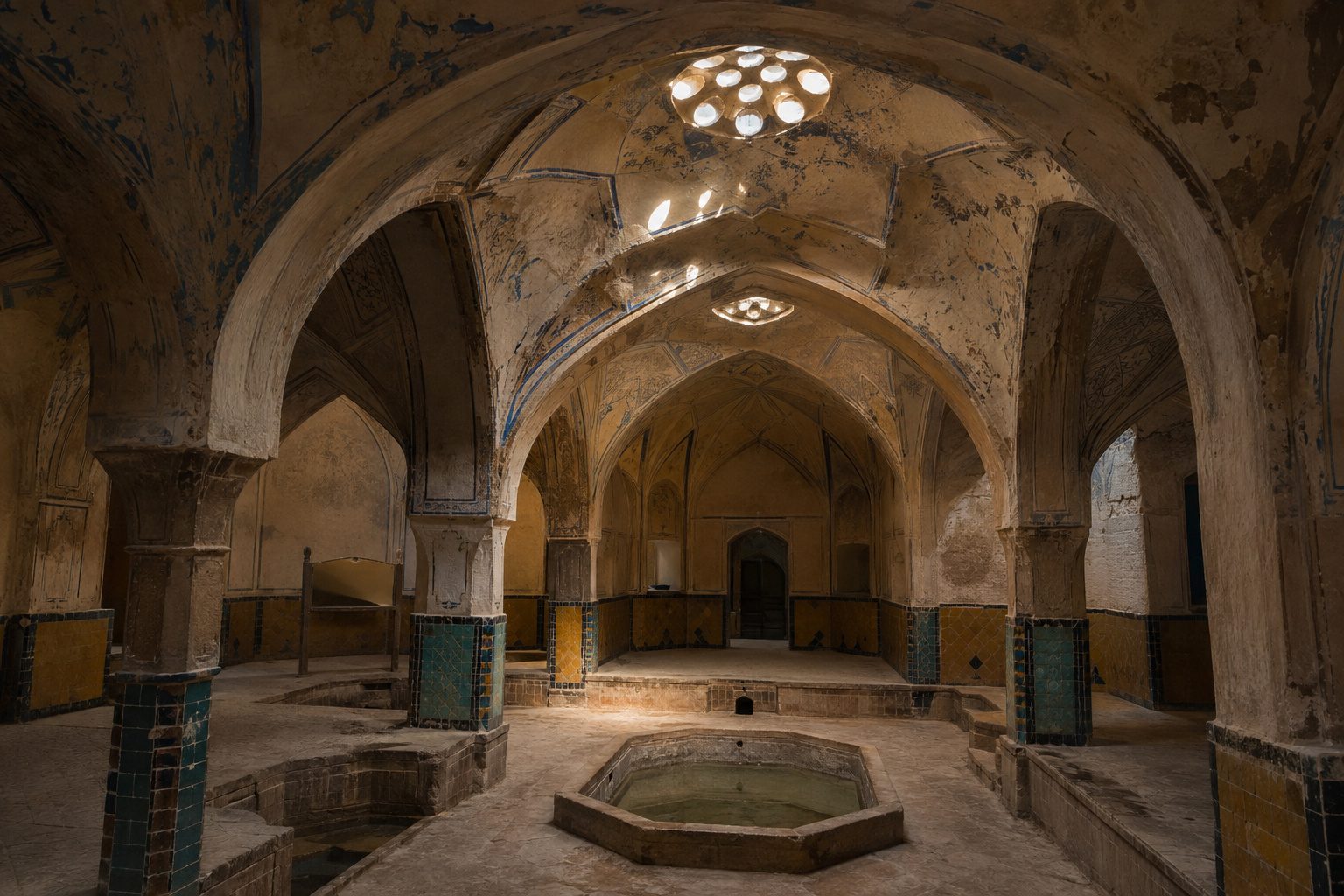 Yazd to Kerman · the Ganjali Khan Complex