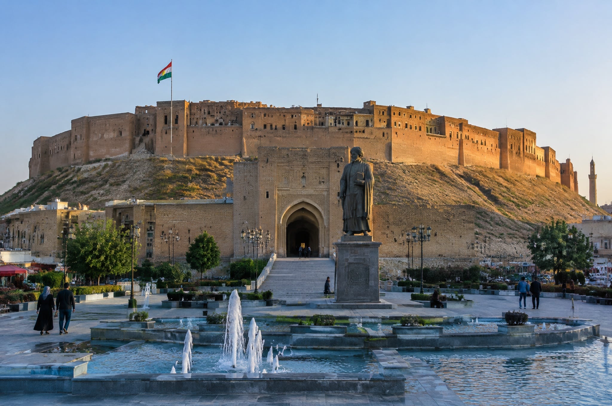 Erbil and its historic citadel
