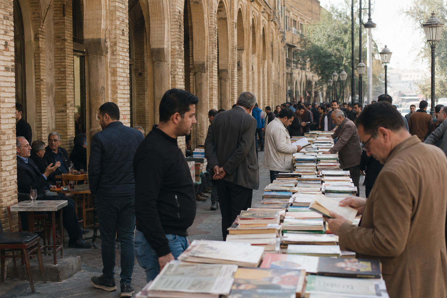 Baghdad · the museum, the river and Mutanabbi Street