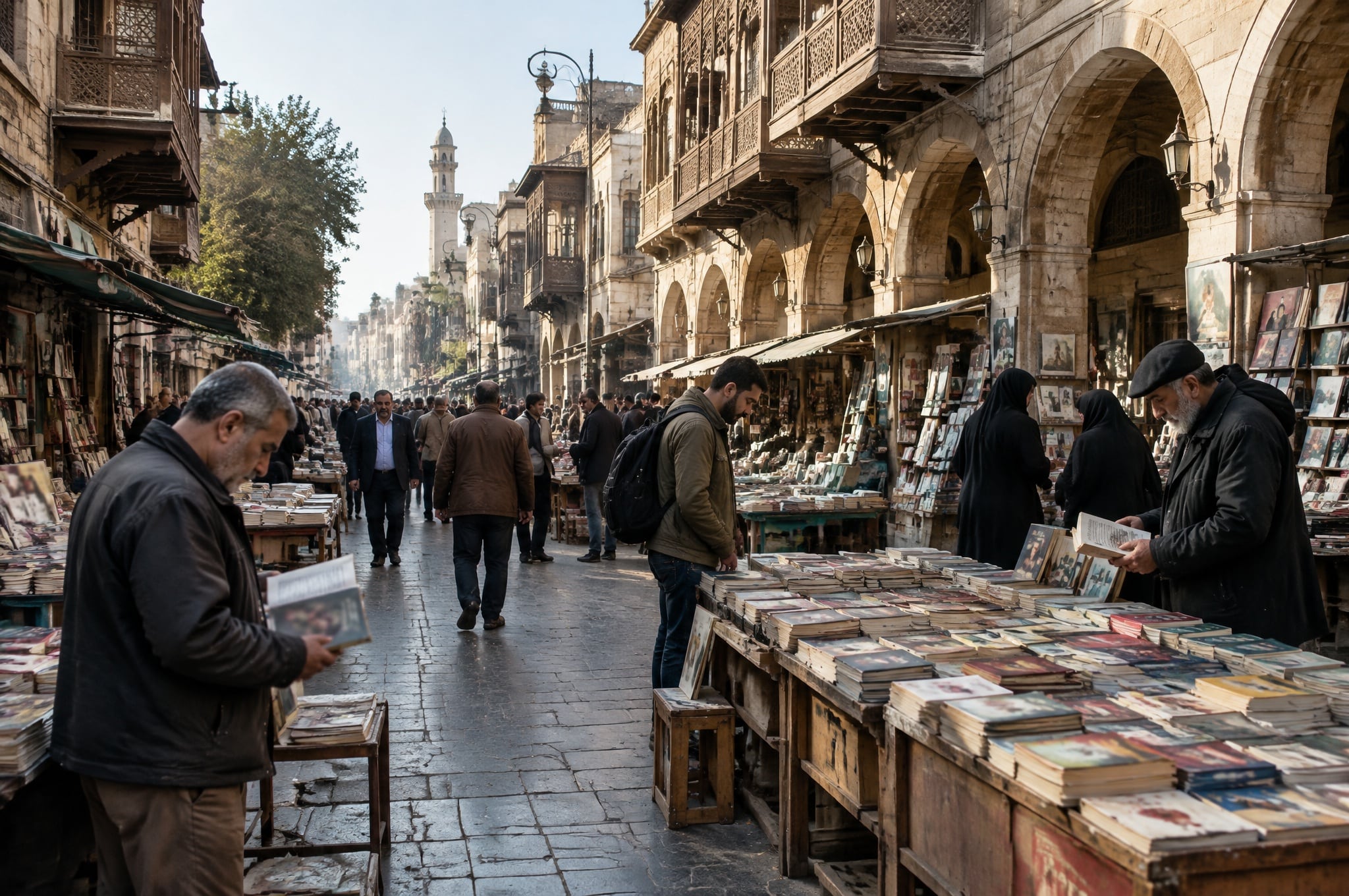 Mutanabbi Street book market, Baghdad, Iraq