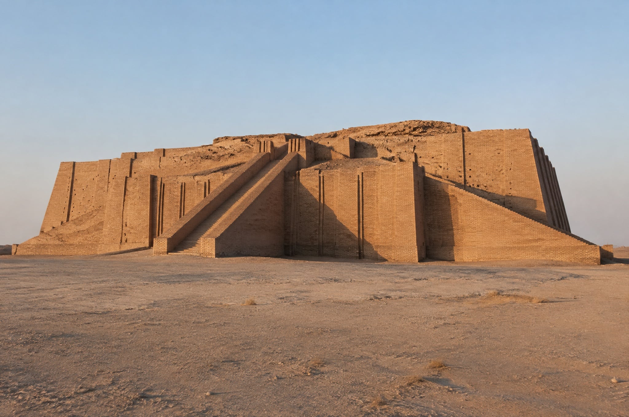 The ziggurat of Ur, Iraq