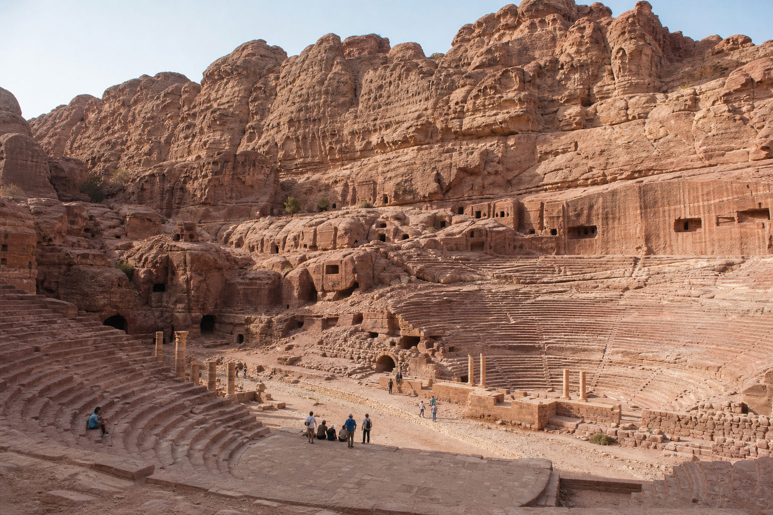 Petra · the Siq, the Treasury and the Monastery