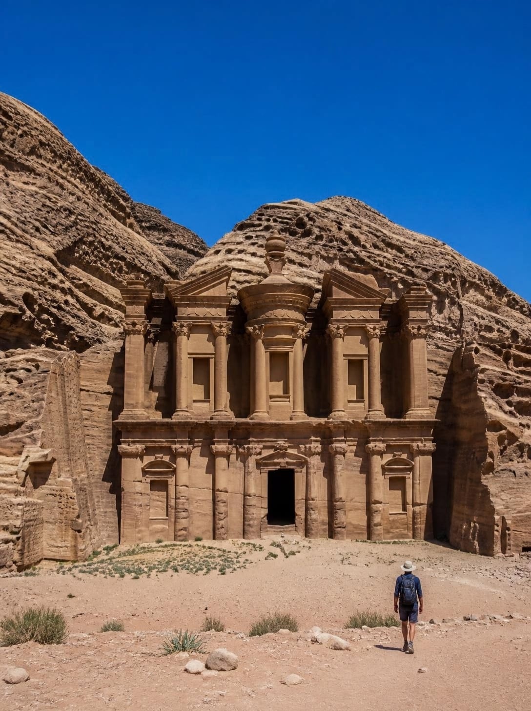 Ad Deir, the Monastery at Petra, Jordan