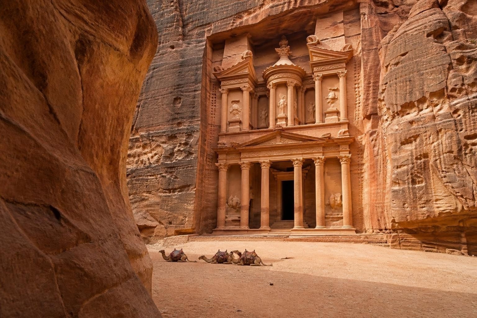 The Treasury at Petra, Jordan