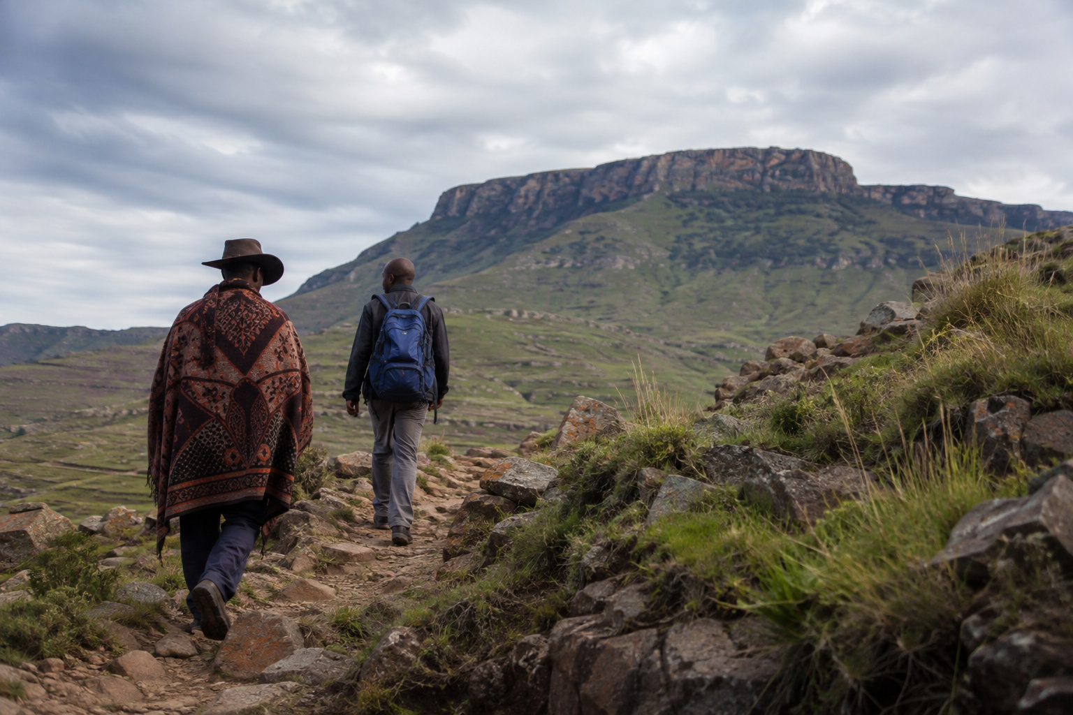 Thaba-Bosiu and Teyateyaneng, north to Ts'ehlanyane