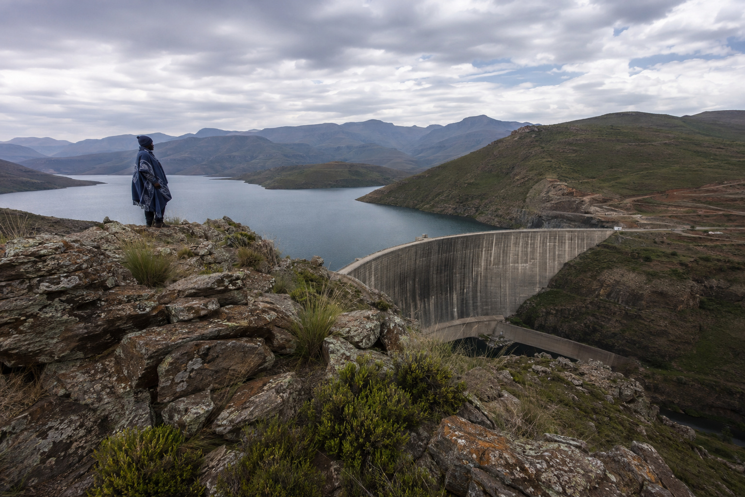 Katse Dam and the Mafika-Lisiu Pass to Bokong