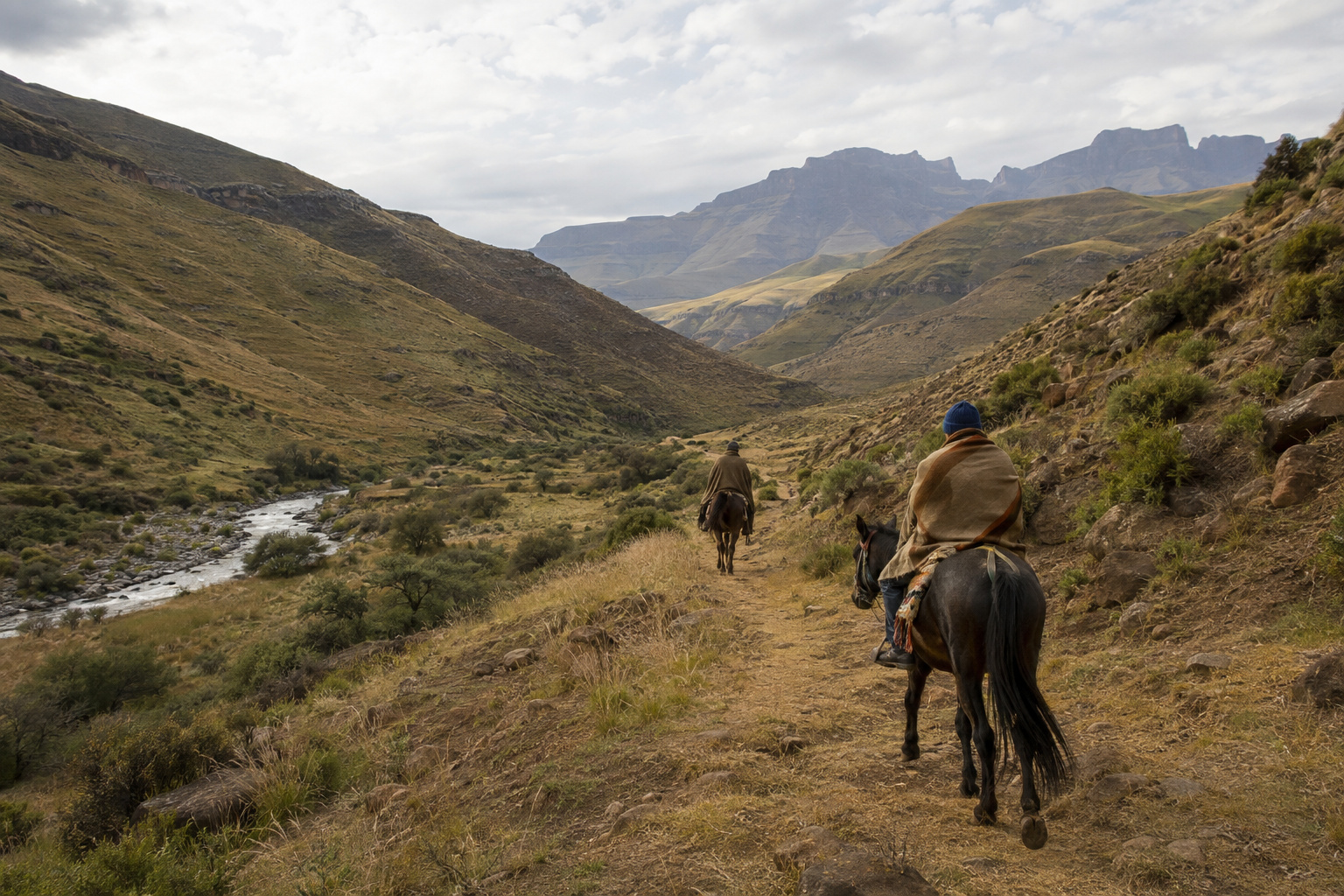 Semonkong to Malealea, an afternoon on horseback