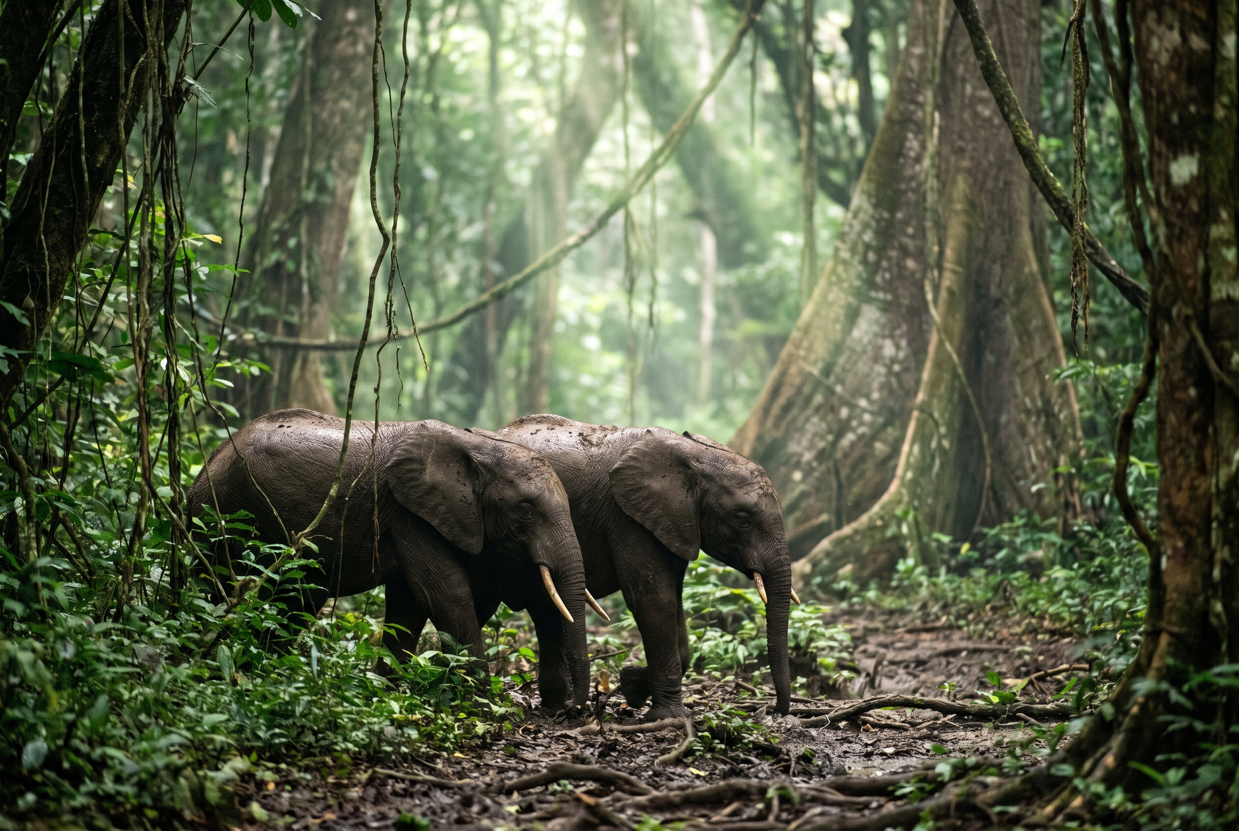 Liberia Forest Elephants