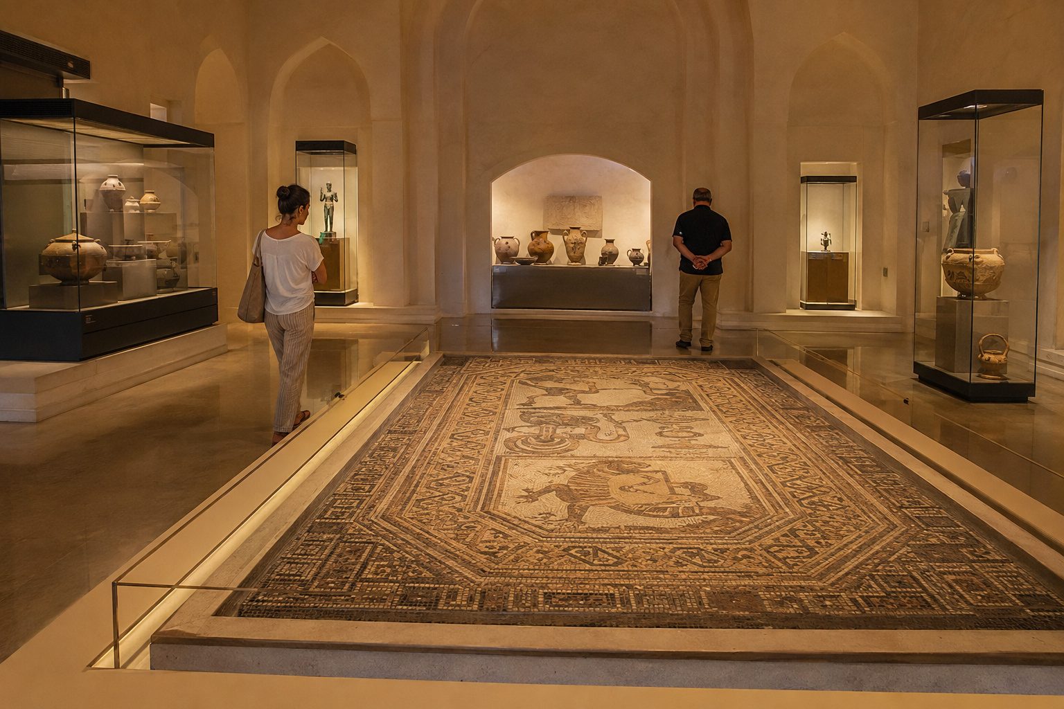 Tripoli National Museum Roman and Garamantian gallery