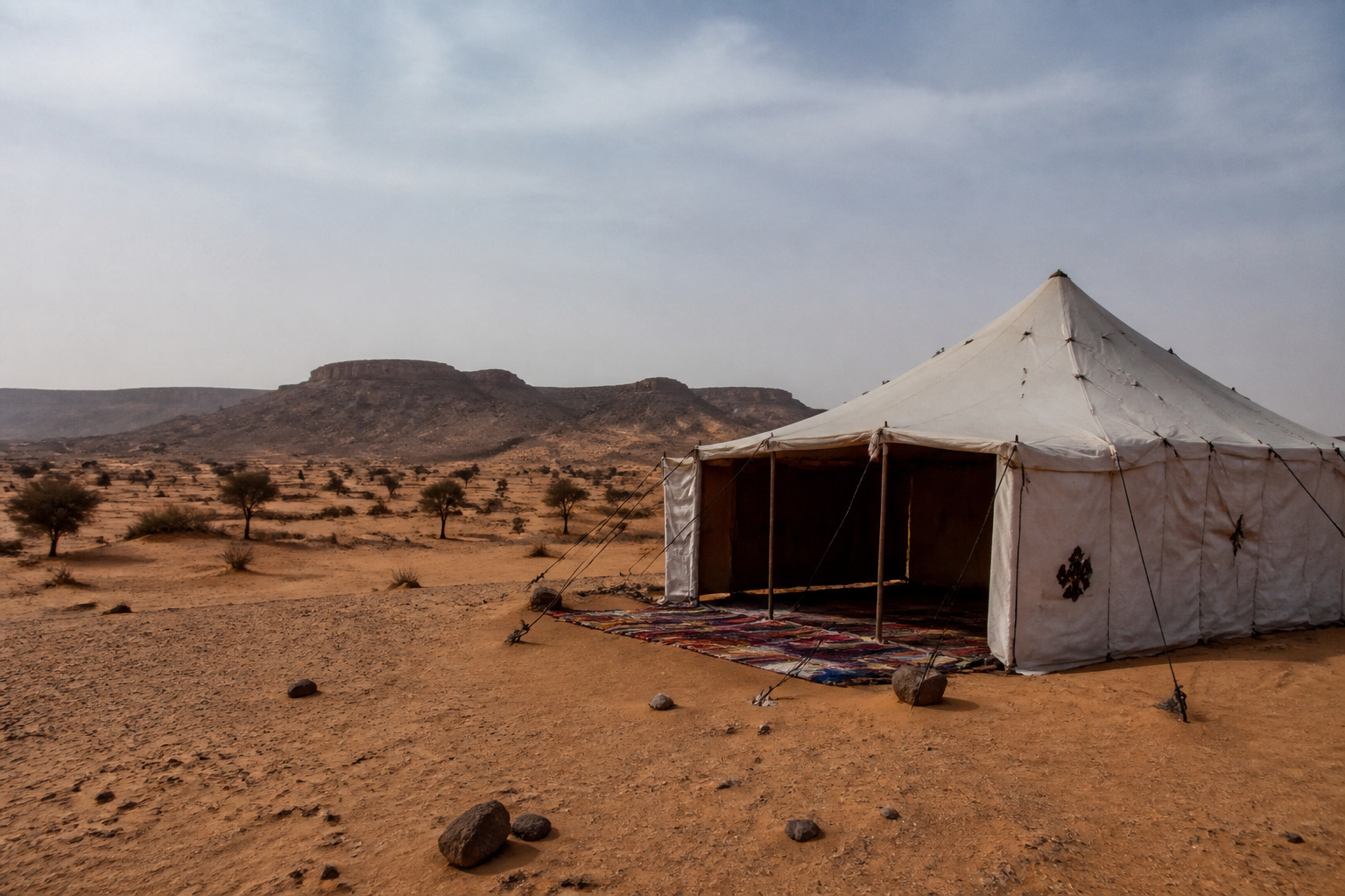 Mauritania Desert Tent in The Sahara of Mauritania