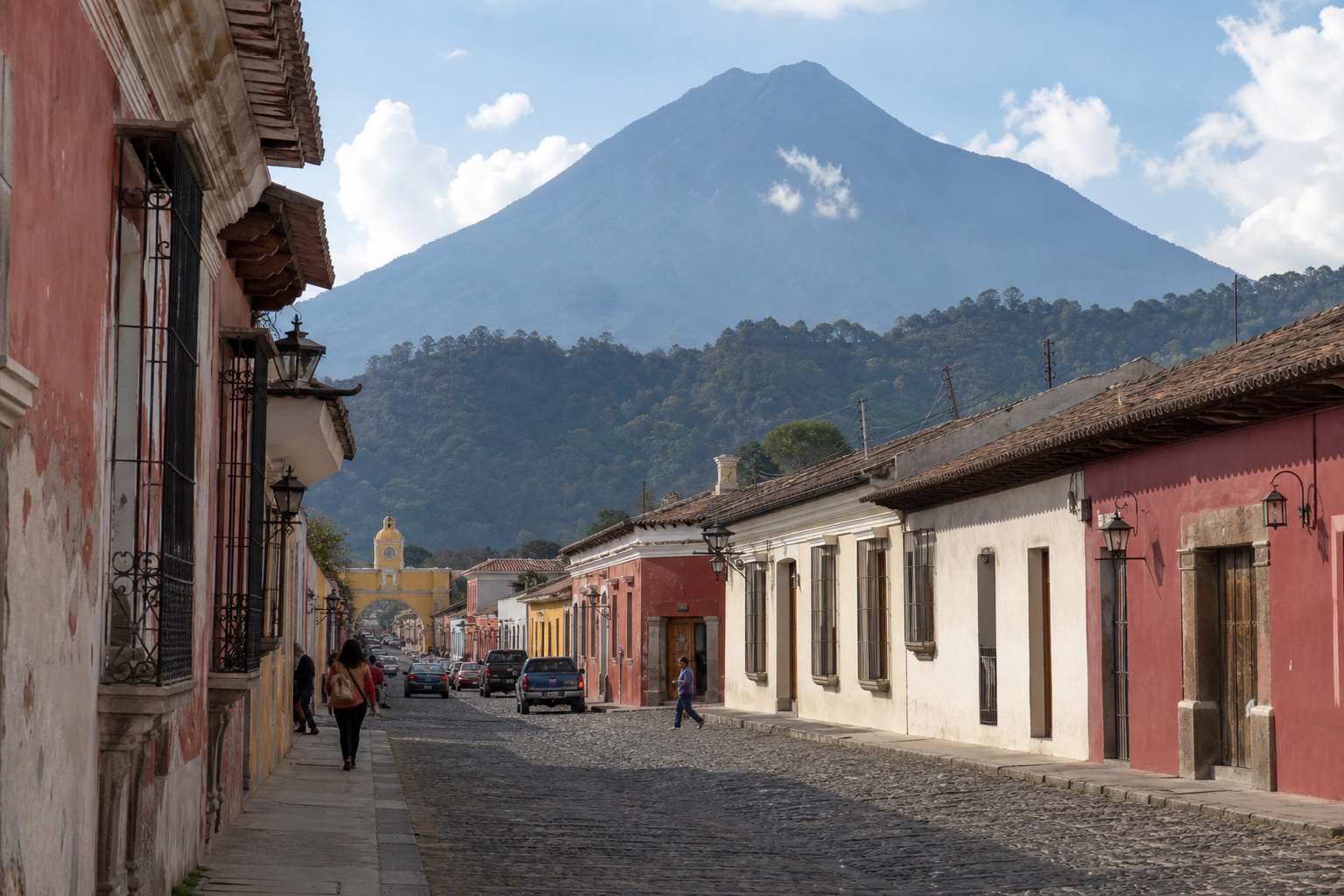 Santa Ana · drive to Antigua