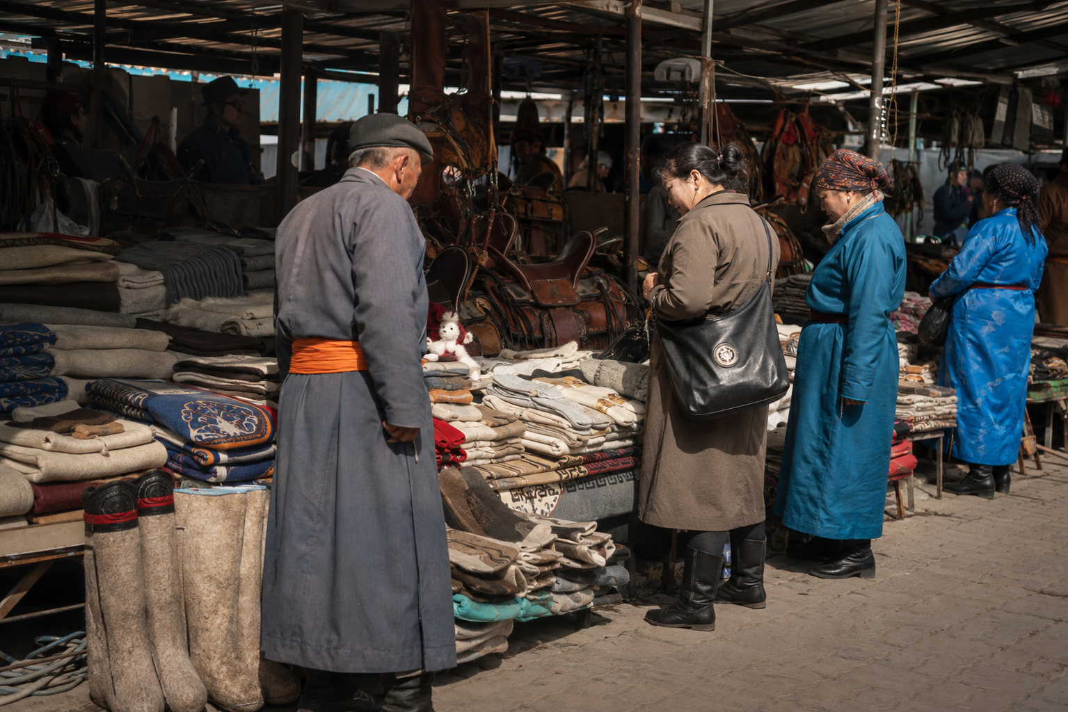 At Leisure in Ulaanbaatar, Mongolia