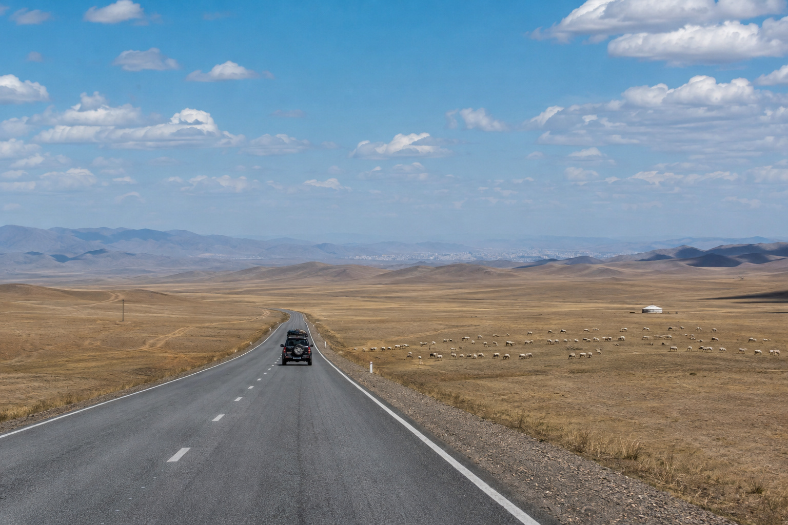 Drive Back to Ulaanbaatar, Mongolia