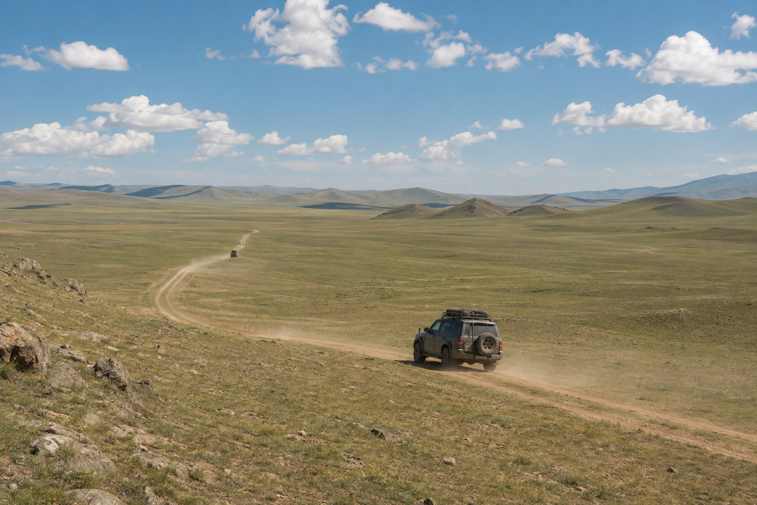 Drive Back to Ulaanbaatar, Mongolia