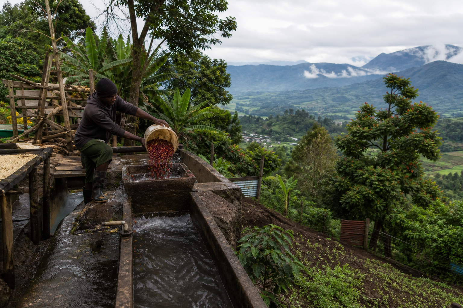 Fly to Mount Hagen · the Waghi Valley