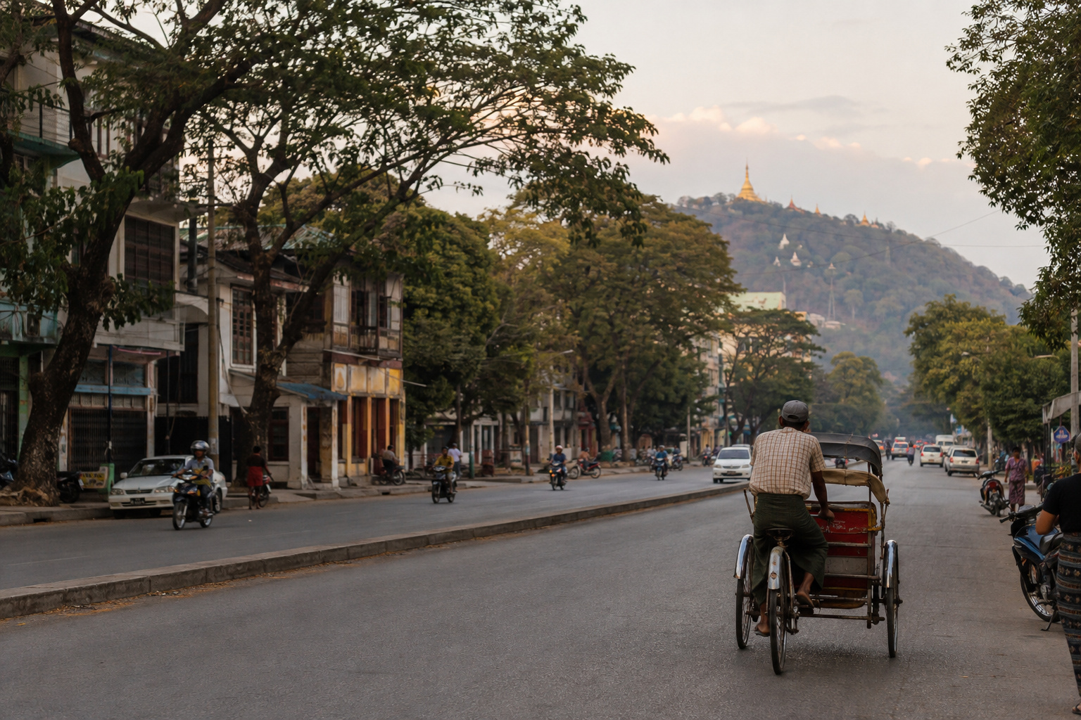 Arrival in Mandalay