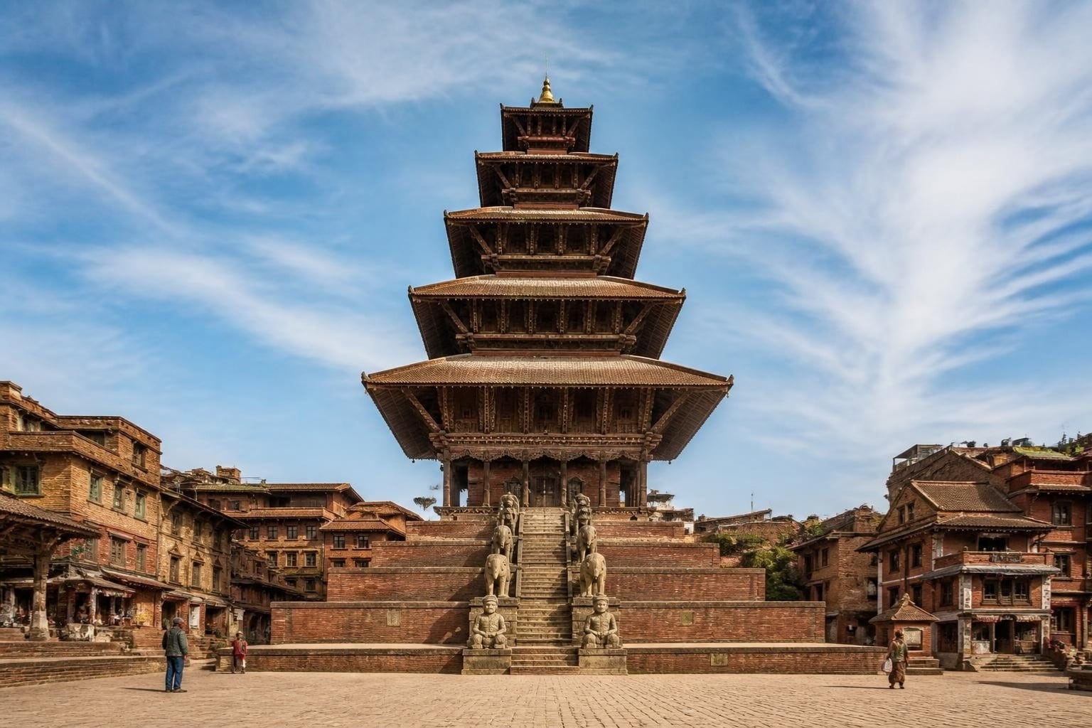 Nyatapola Temple in Bhaktapur, Nepal