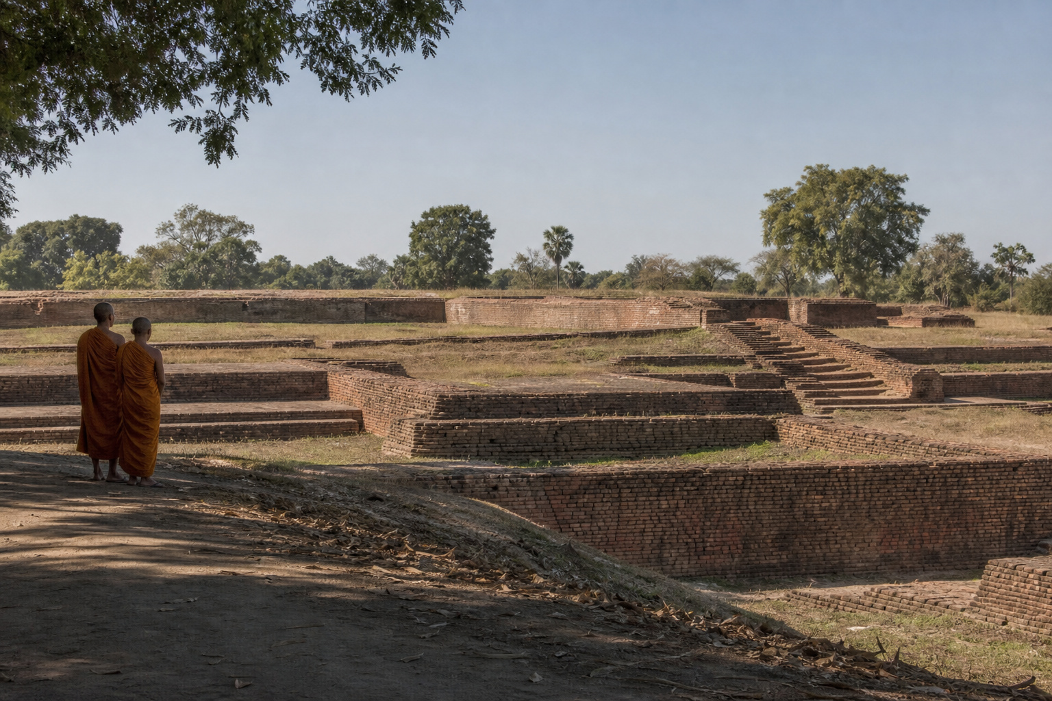 Lumbini and Tilaurakot · the monastic zone and Kapilavastu