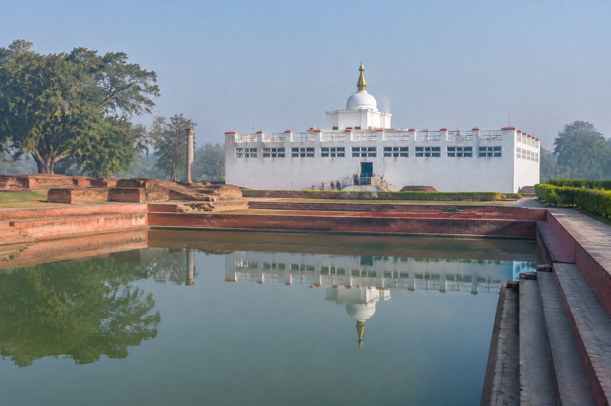The Maya Devi Temple at Lumbini, Nepal