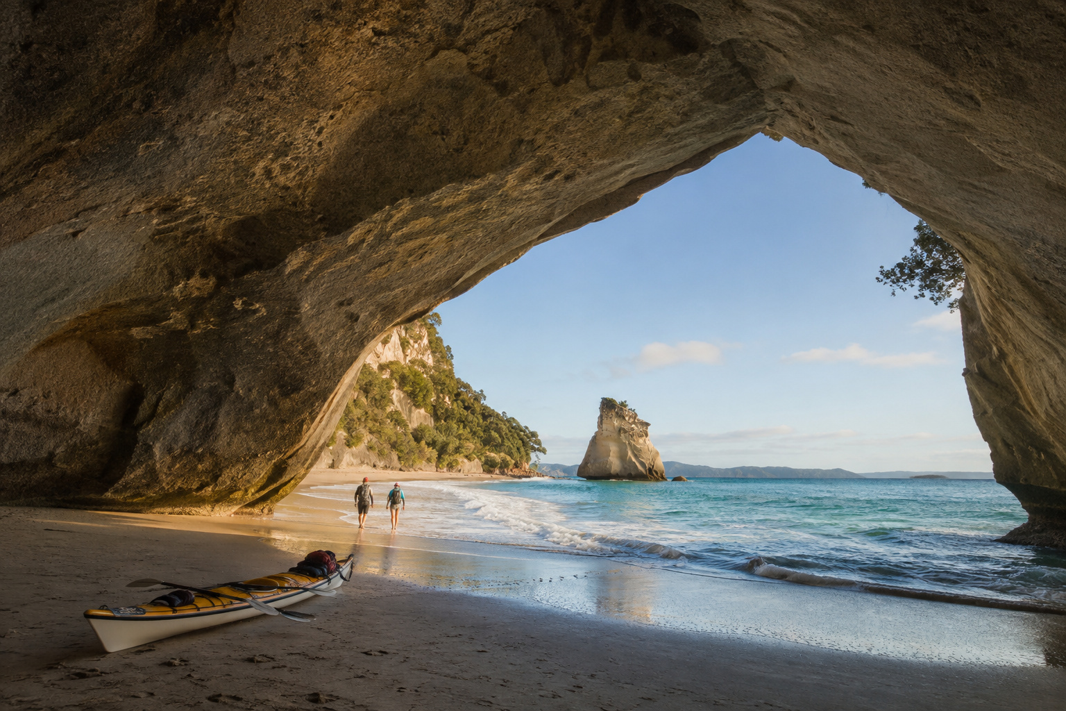 The Coromandel · Cathedral Cove & Hot Water Beach