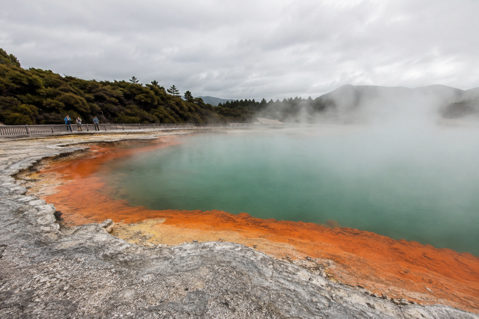 Rotorua · the boiling earth