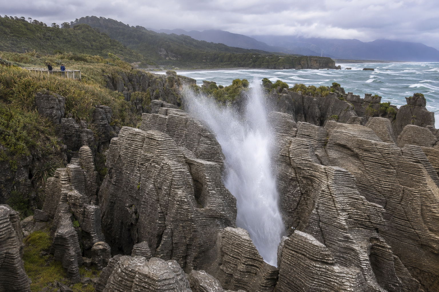 The West Coast · Punakaiki to glacier country