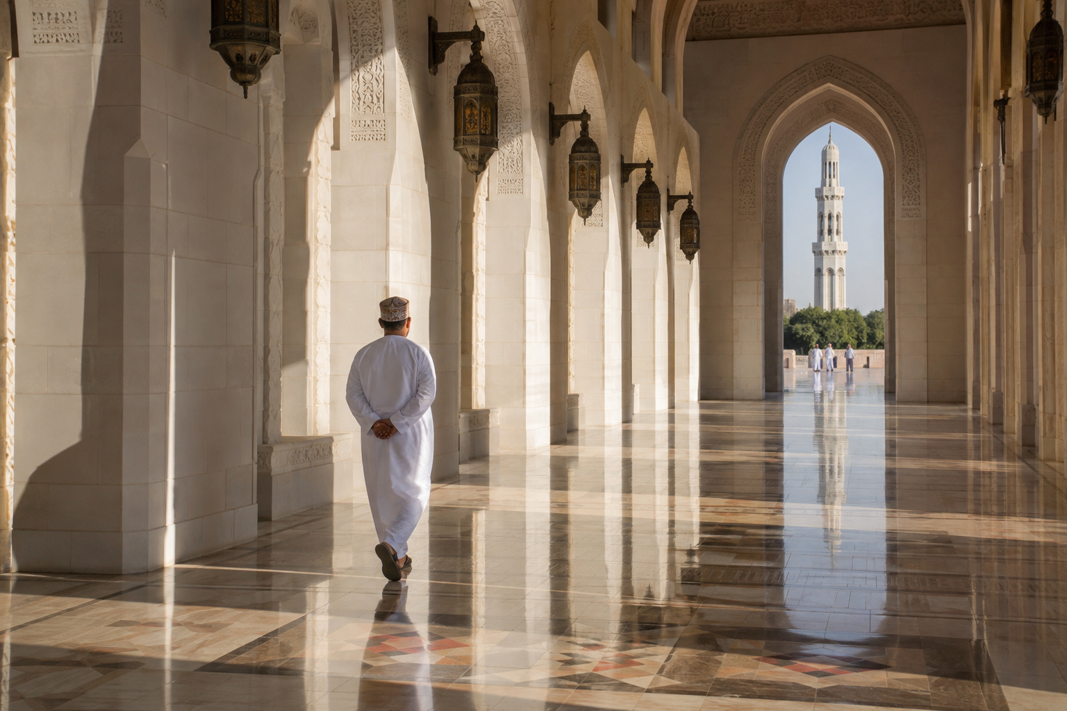 Muscat · the Grand Mosque, the Opera House and Old Muscat
