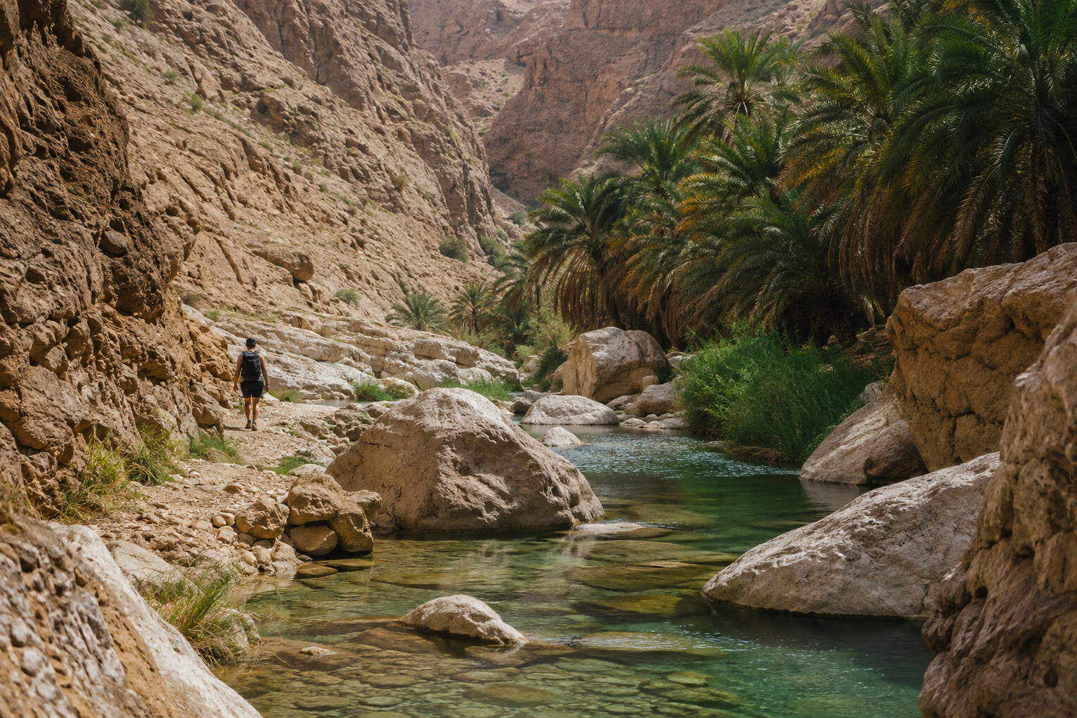 The coast road · Bimmah, Wadi Shab and Sur