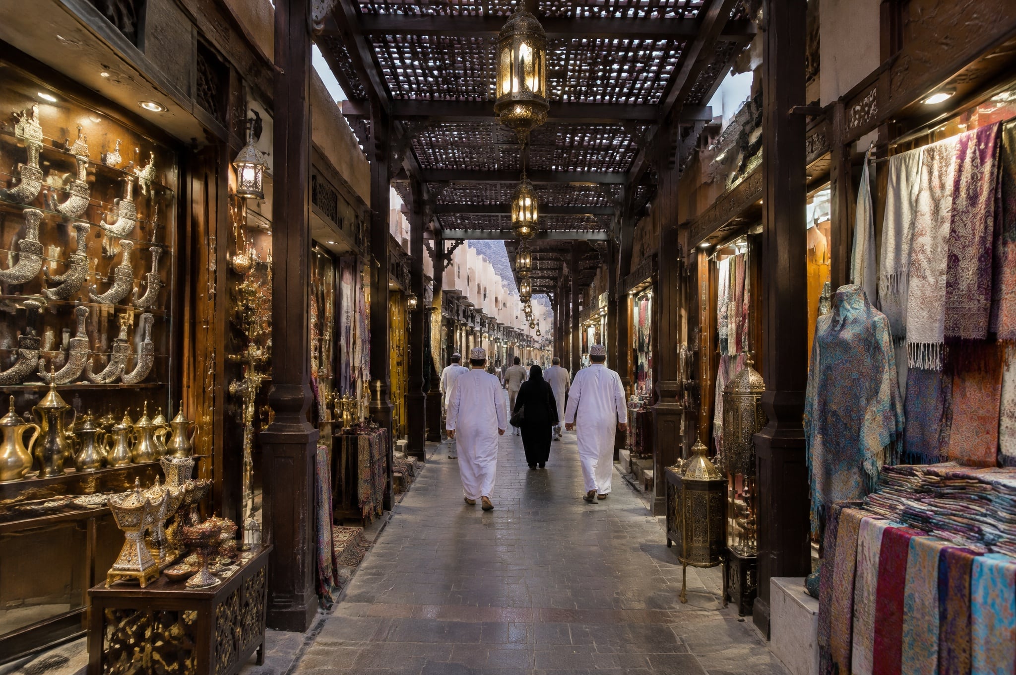 Mutrah Souq in Muscat, Oman