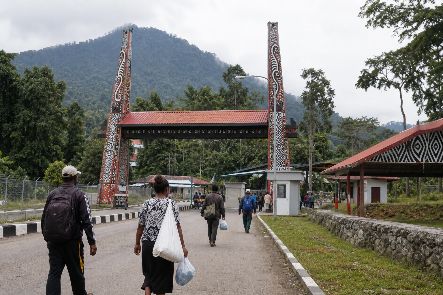 Vanimo → Jayapura · crossing the border