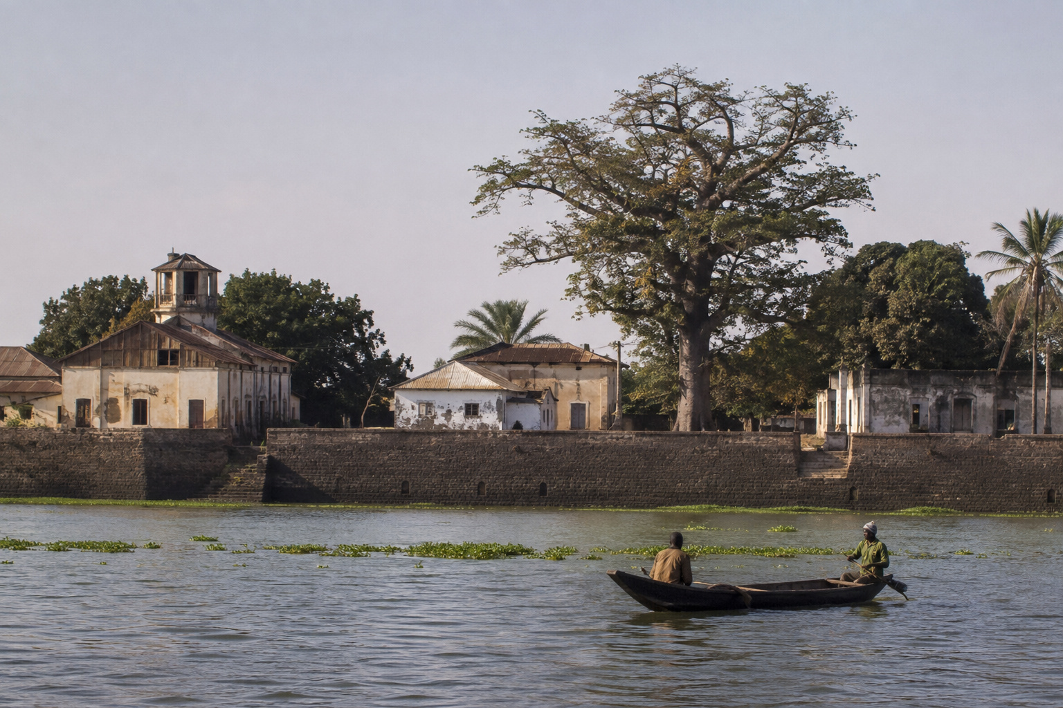 Into The Gambia · upriver to Janjanbureh