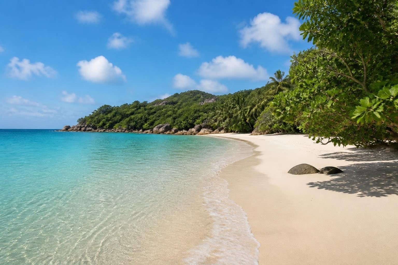 Anse Lazio on Praslin, Seychelles